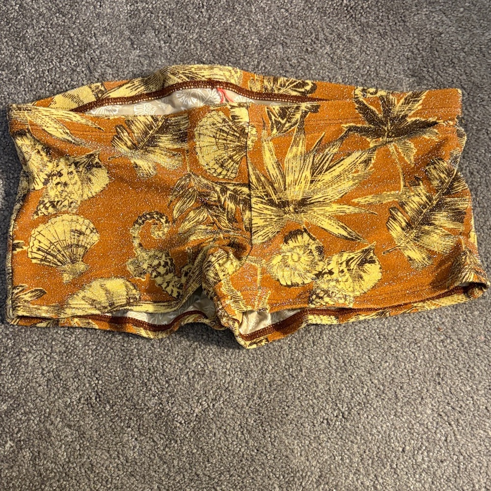 Free People Sparkly Bikini Bottoms
